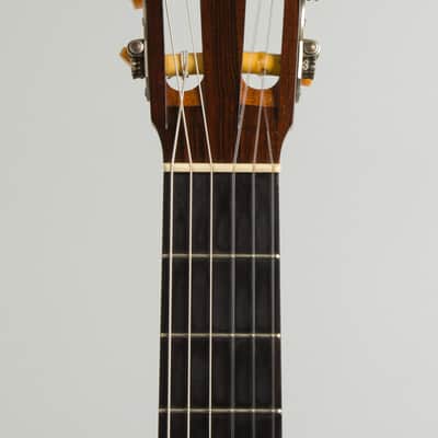 Manuel Velazquez  Classical Guitar (1955), ser. #153, period black hard shell case. image 5
