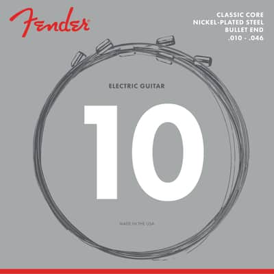 Fender 3255R Classic Core Nickel-Plated Steel Bullet End Electric Guitar String (10-46)