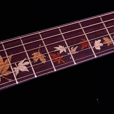 Crafter AL G-MAHO CE Anniversary MAHO Series Grand Auditorium Cutaway Autums Leaves Inlay Design Solid Spruce Top Mahogany Neck 6-String Acoustic-Electric Guitar w/Gig Bag image 7