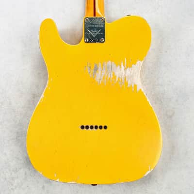 Fender Custom Shop Limited '50s Esquire Heavy Relic Secret Agent 2022 - Aged Nocaster Blonde image 10