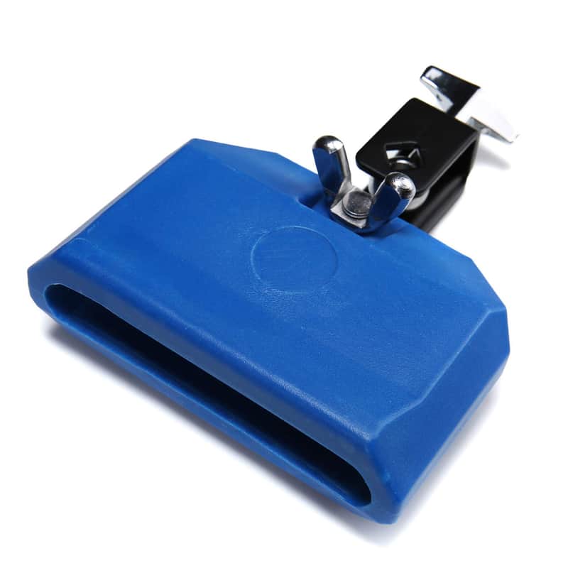 Blue Musical Percussion Block, Latin Drum Instrument, Plastic image 1