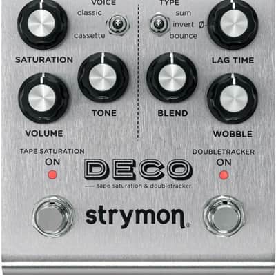 Strymon V2 - Deco - Tape Saturation & Doubletracker Pedal - Version 2 (DECO 2FS)