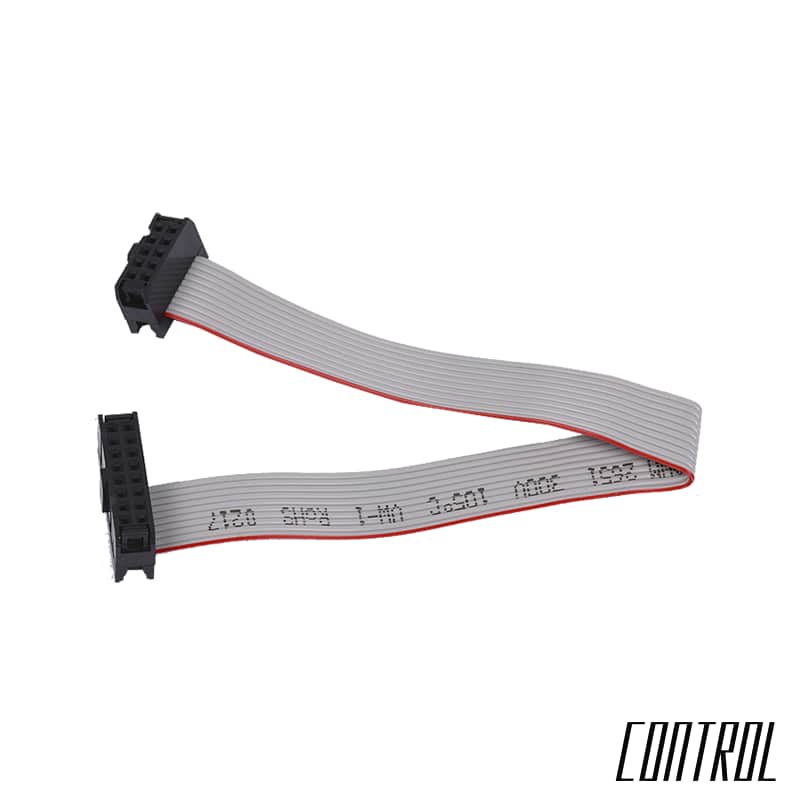 Control 10-pin to 16-pin Power Ribbon Cable - 12-inches / 304mm image 1
