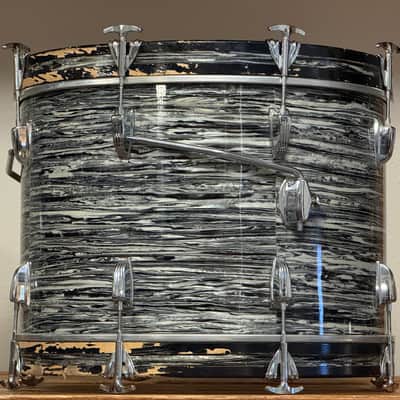 1964 Ludwig 20" Oyster Black Pearl 14x20 Bass Drum image 10
