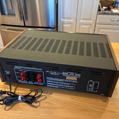 SAE P10 Power Amp 1980 - Black/Walnut image 12