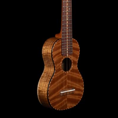olaMestre curly redwood tasmanian Blackwood soprano ukulele image 6
