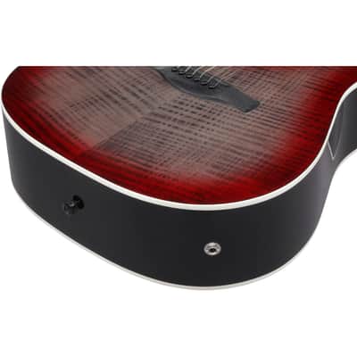 Ibanez ALT50FA ALT Acoustic Electric Guitar - Red Doom Burst image 10