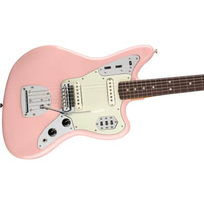Fender Vintera III Mid 60s Jaguar Guitar w/ Gig Bag - Shell Pink image 2