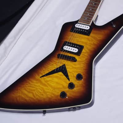 DEAN ZX Quilt Maple electric GUITAR Trans Brazilia - Bolt-on - NEW w/ Light Case image 4