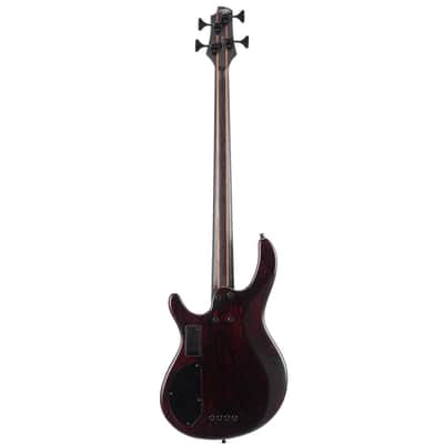 Cort B4ELEMENTOPBR Artisan Series B4 Element Bass Guitar. Open Pore  Burgandy Red image 10
