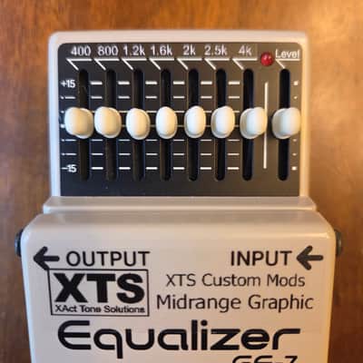 Boss GE-7 (2010 - Old Style) XTS Midrange Mod Xact Tone Solutions Modded Graphic Equalizer EQ image 8