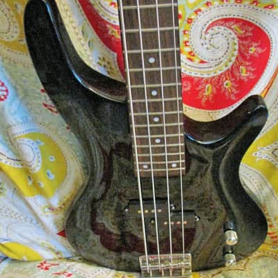 Lyon "Series 4" Bass Guitar by Washburn Black Gloss P-Bass Style image 18