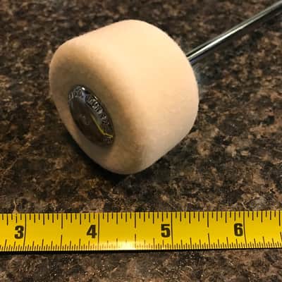 Ludwig Parts L1286 Hard Felt Speed King Bass Drum Pedal Beater image 4