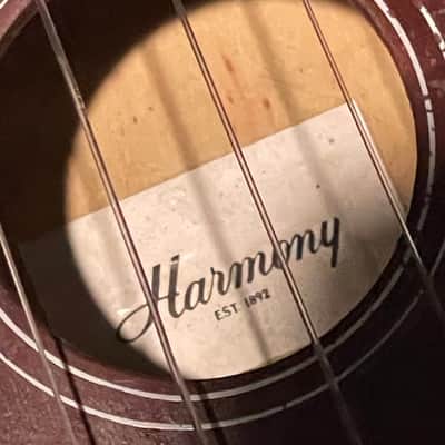 Harmony handmade vintage antique used ukulele Uke 1950's / 1960's - mahogany image 15