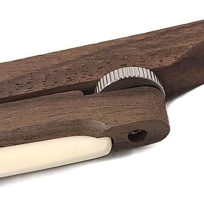 Archtop Guitar Bridge Bone Saddle Rosewood Compensated for Kay Harmony image 5