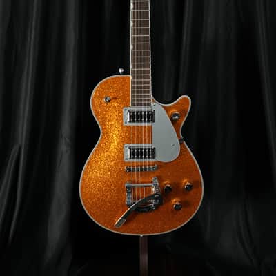 Gretsch G5230T Electromatic® Sparkle Jet™ FT Single-Cut with Bigsby® 2025 - Gold Sparkle image 3