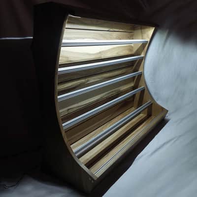 18U / 196hp Eurorack case MARIZILLA • Walnut • Rails + TS / BackLight / Unpowered image 2