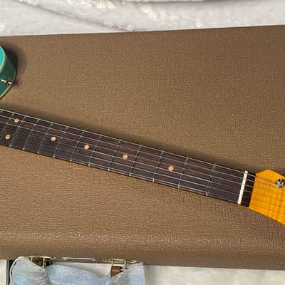 NEW! Fender Custom Shop Flamethrower Telecaster Custom - NOS - Modern Specs - Texas Special Pick-Ups - AAAA Flamed Neck -Seafoam Green - Authorized Dealer - 8lbs - G07232 image 5
