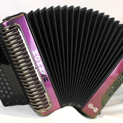 NEW Red to Gold Hohner Corona II C-II MIG Diatonic Button Accordion GCF Sol MM 31 12 image 1
