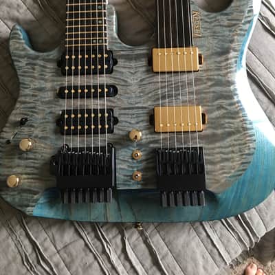 Kiesel Double-Neck Osiris 2020 Aurora Blue image 4