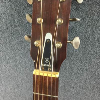Yamaha FG-180 Red Label Vintage 1966-1971 Natural Made in Japan Acoustic Guitar Spruce Top Mahogany image 9