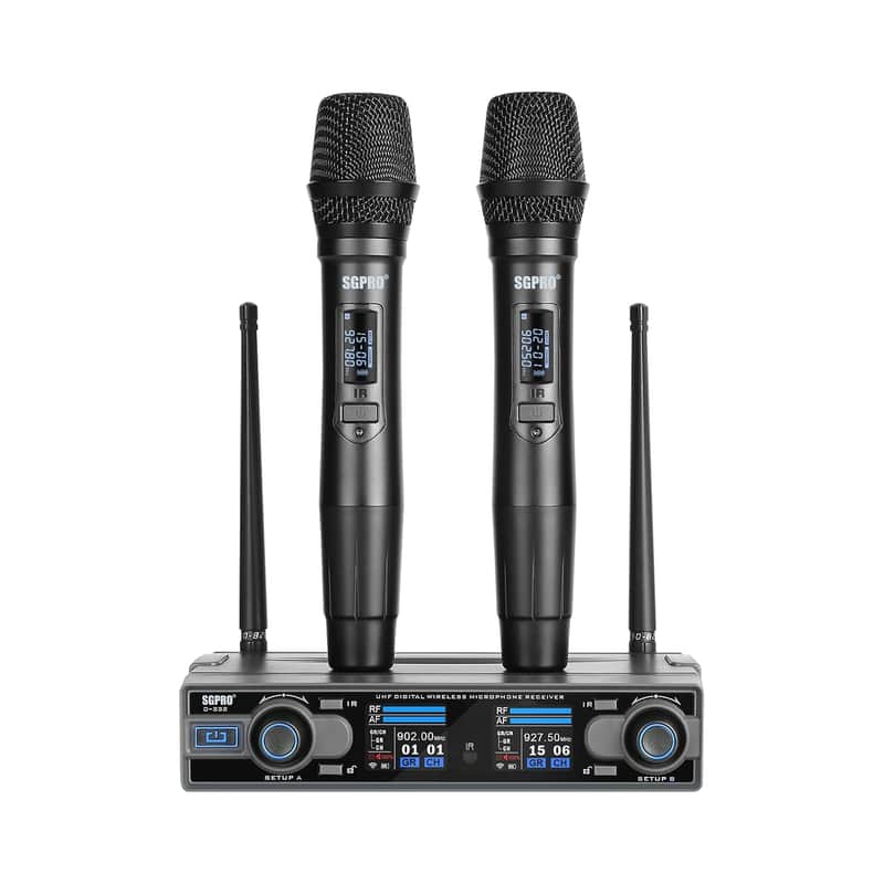 2025 SGPRO Handheld Wireless Microphone Set Of 2, Cordless Pro...