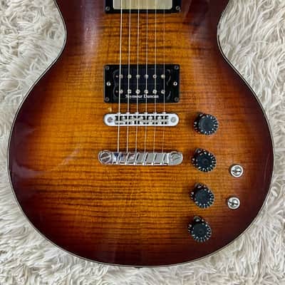 Electra MPC LP Style X350 Single Cutaway Antique Sunburst Electric Guitar + Case image 2