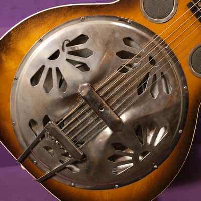1930s Regal Dobro-Cone Spider-Bridge Resonator Guitar (Vintage, Old, Antique) image 5