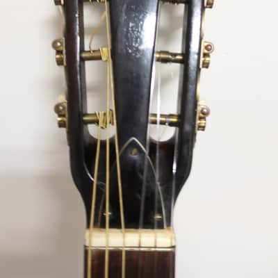 Vintage 1960s  Framus Parlor Model 5/10 "Serenade" Small Body Acoustic Guitar West Germany Clean Original Fuax Gator Case Hang Tags & Original Pick WOW image 4