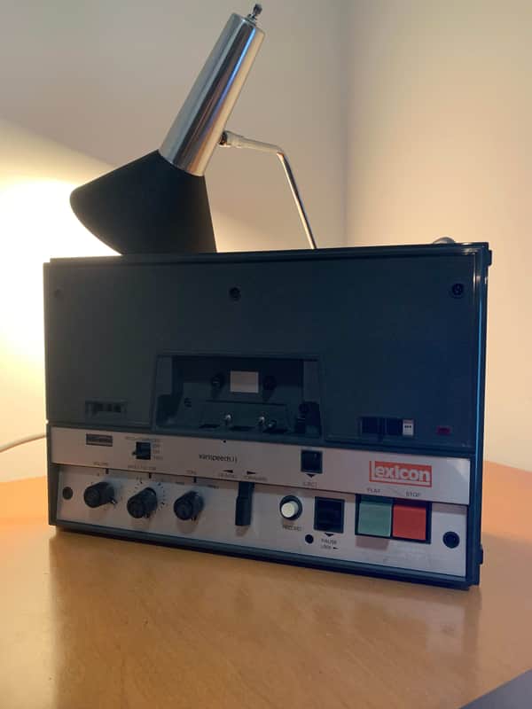 Lexicon Varispeech II 1970s Casette Player with Pitch Computer image 1