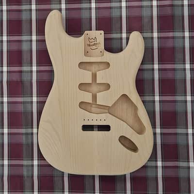 Woodtech Routing - 2 pc Alder Stratocaster Body - Unfinished image 1