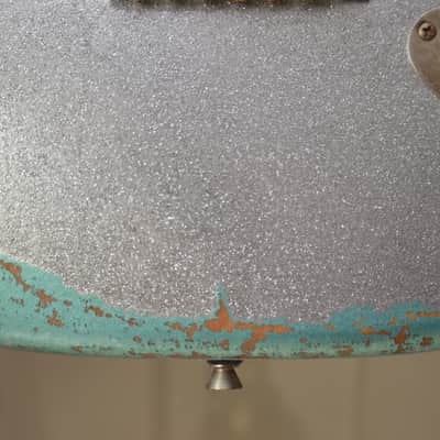 American Fender Stratocaster Silver Sparkle Heavy Relic Custom Shop Texas Specials HSS image 7
