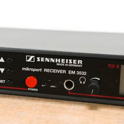Sennheiser EM 3532-U Mikroport Receiver w/ SK5212-II Packs 530-566MHz CG012B4 image 5