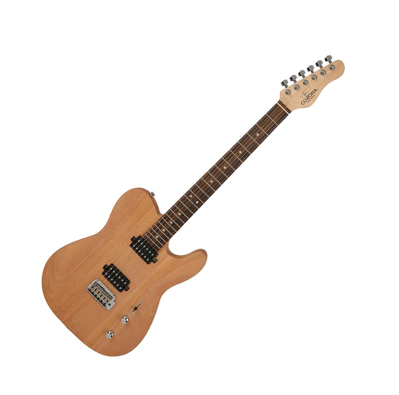 Corona Modern Standard T Mahogany Satin Locking Headmachine HH Telecaster Tele image 1