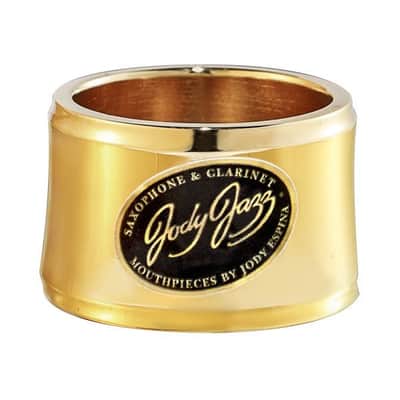 JodyJazz HRB1 Power Ring Ligature & Cap | for HR* Baritone Sax Mouthpiece | 24k Gold-Plated image 4