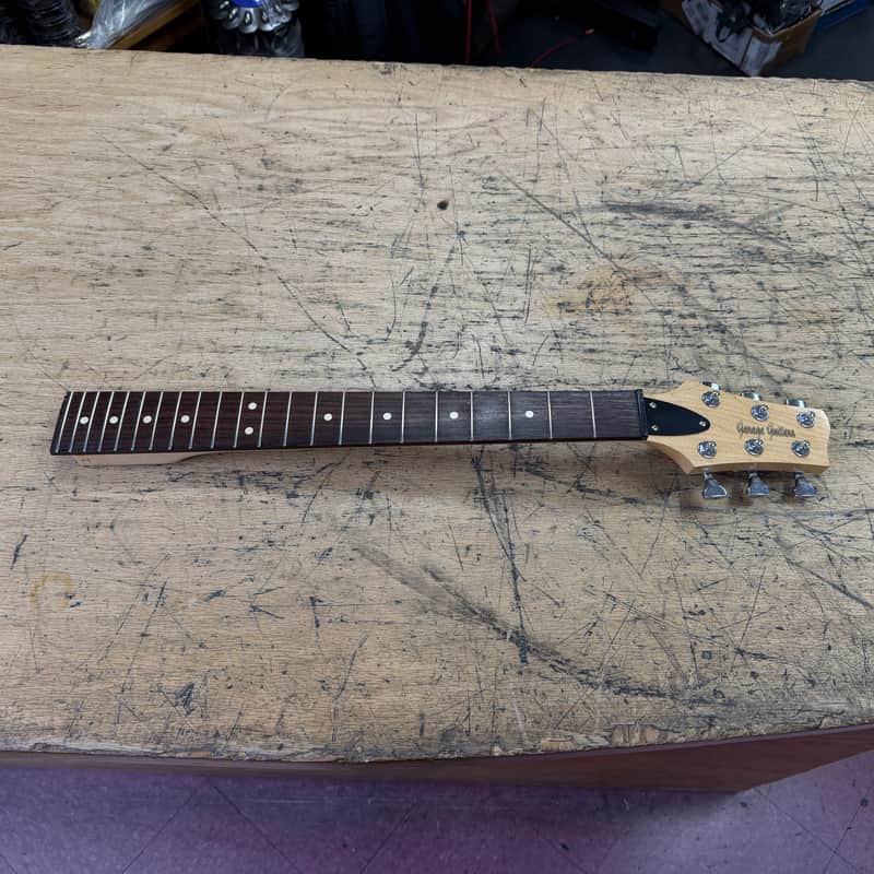 Used Warmoth GN-W Modern Tiltback 59 Roundback Electric Guitar Neck and Tuners image 1