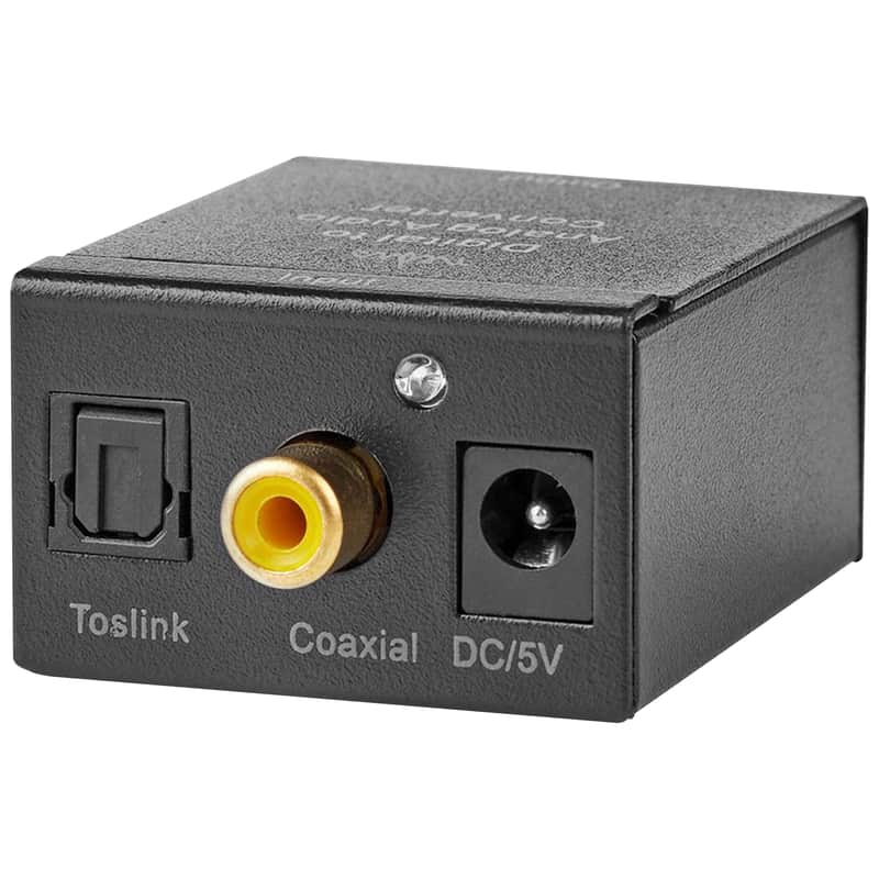 ACON2510BK - Convertisseur Toslink/SPDIF vers RCA/MiniJack Nedis image 1