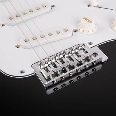 New Glarry GST Rosewood Fingerboard Electric Guitar Black image 5