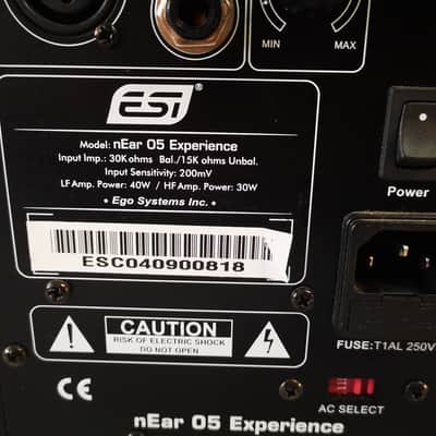 ESI nEar 05 eXperience 5" Studio Reference Monitors - Sold As A Pair In Great Condition - image 10