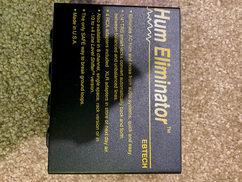 Ebtech HE-2 Dual-Channel Hum Eliminator