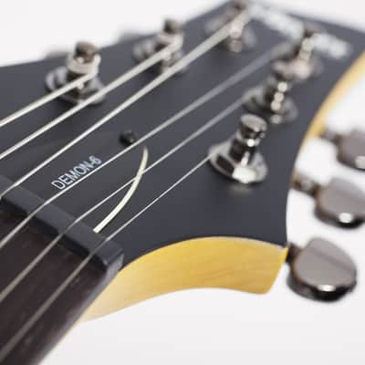 Schecter Demon-6 - Aged Black Satin (3660) image 8