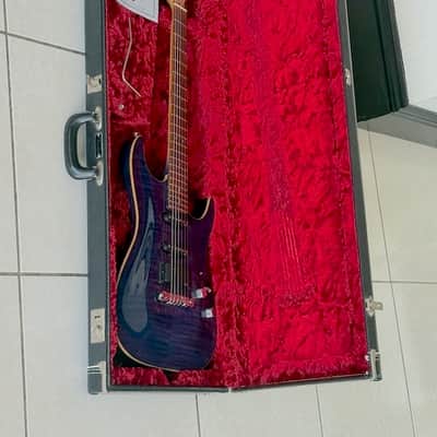 Fender Stratocaster FMT Set Neck 2001 - crazy cool Custom Shop See-Thru Blue w/a carved flamey Maple top ! image 14