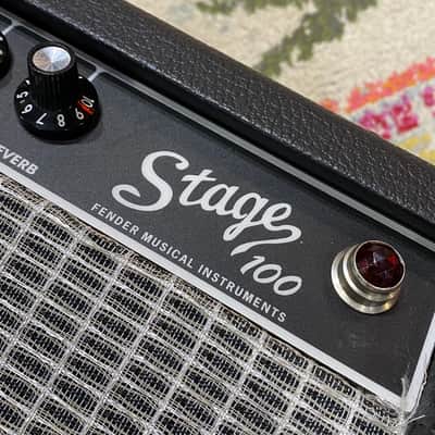 Fender Stage 100watt Solid State Amplifier Head Black/Silver image 2