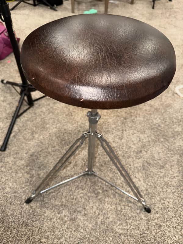 Rogers Vintage 1970s Rogers Drum Throne – Excellent Original Condition 1970 - Brown image 1