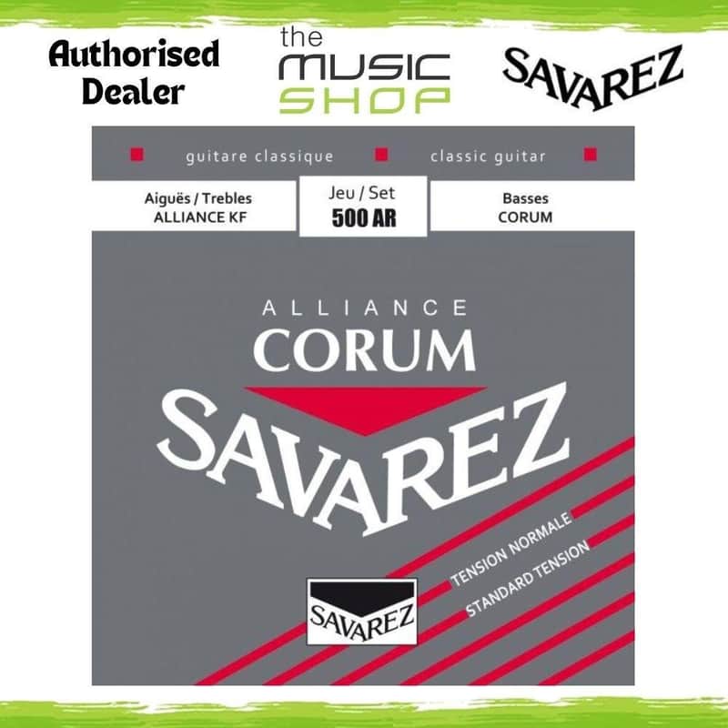Savarez Alliance Corum Standard Tension Classical Guitar Strings - 500AR image 1