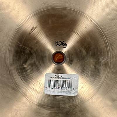 14" Zildjian K Mastersound Hi-Hat Cymbal Pair 1226g/1418g *Video* image 7