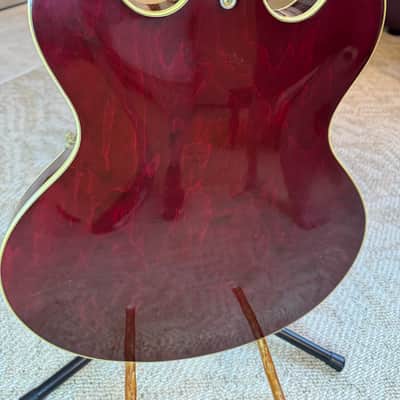 Gibson ES-355TDSV with Lyre Vibrola 1973 - Wine Red image 4