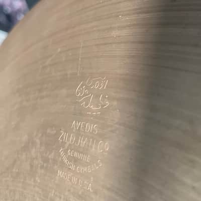 Vintage 60's Zildjian 20" A Ride Cymbal 2580g (DT) (Bg2) image 3