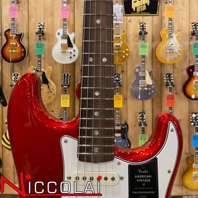 FENDER American Vintage II 1965 Stratocaster, Round-Lam Rosewood Fingerboard, Candy Apple Red image 15