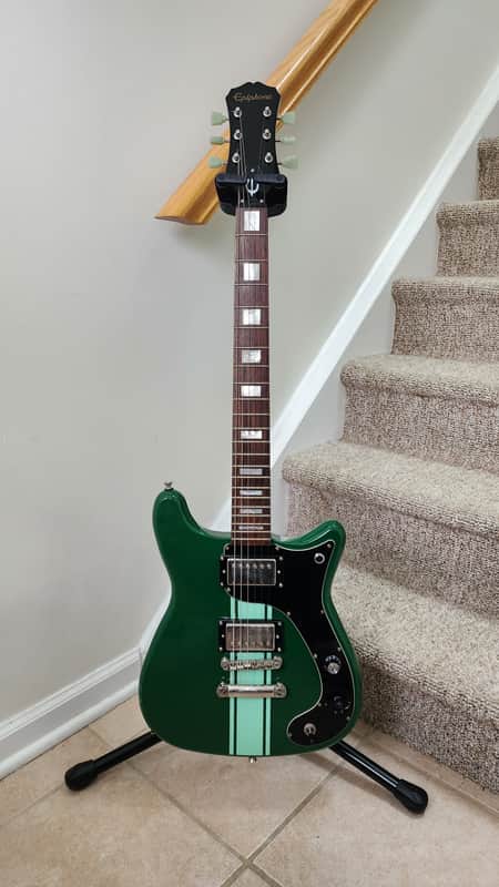 Frank Iero Epiphone Wilshire Phantomatic 2011 - 2019 - Emerald Green My Chemical Romance image 1